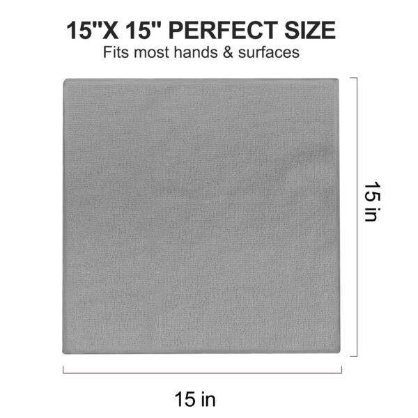 englotech microfiber cleaning cloth, 50 pack large size cleaning rags, cleaning towels free from streaks/lint/scratch for cars 37cm x 37cm