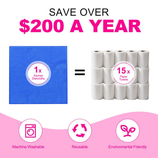 englotech microfiber cleaning cloth, 50 pack large size cleaning rags, cleaning towels free from streaks/lint/scratch for cars 37cm x 37cm