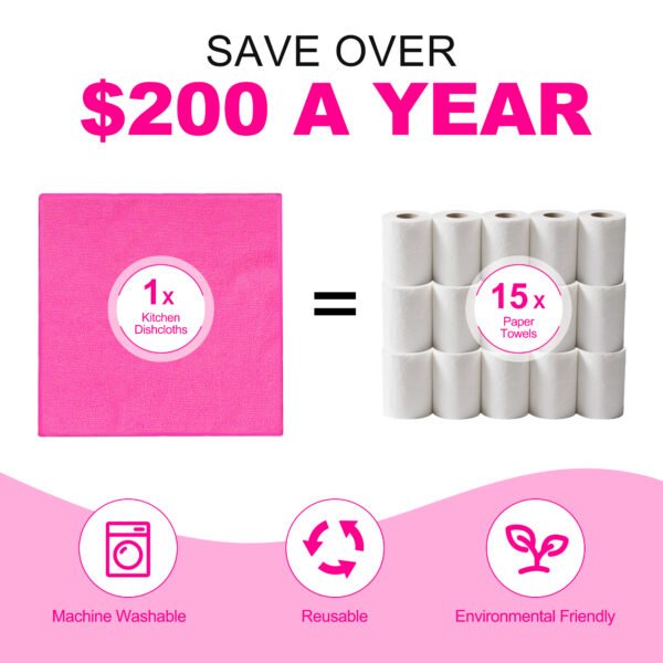 englotech microfiber cleaning cloth, 50 pack large size cleaning rags, cleaning towels free from streaks/lint/scratch for cars 37cm x 37cm