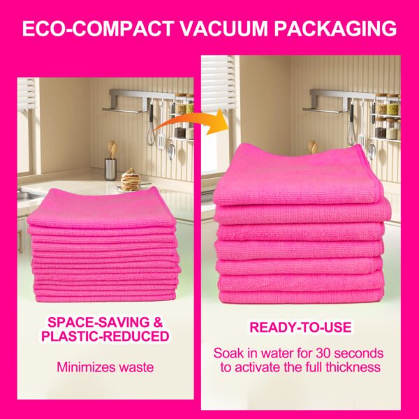 englotech microfiber cleaning cloth, 50 pack large size cleaning rags, cleaning towels free from streaks/lint/scratch for cars 37cm x 37cm