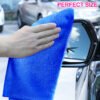 englotech microfiber cleaning cloth, 50 pack large size cleaning rags, cleaning towels free from streaks/lint/scratch for cars 37cm x 37cm
