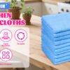 englotech microfiber cleaning cloth, 50 pack large size cleaning rags, cleaning towels free from streaks/lint/scratch for cars 37cm x 37cm