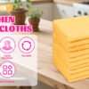 englotech microfiber cleaning cloth, 50 pack large size cleaning rags, cleaning towels free from streaks/lint/scratch for cars 37cm x 37cm