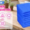 englotech microfiber cleaning cloth, 50 pack large size cleaning rags, cleaning towels free from streaks/lint/scratch for cars 37cm x 37cm