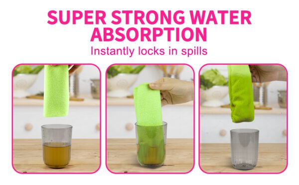 englotech microfiber cleaning cloth, 50 pack large size cleaning rags, cleaning towels free from streaks/lint/scratch for cars 37cm x 37cm