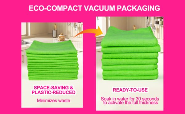 englotech microfiber cleaning cloth, 50 pack large size cleaning rags, cleaning towels free from streaks/lint/scratch for cars 37cm x 37cm