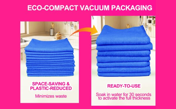 englotech microfiber cleaning cloth, 50 pack large size cleaning rags, cleaning towels free from streaks/lint/scratch for cars 37cm x 37cm