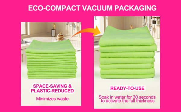 englotech microfiber cleaning cloth, 50 pack large size cleaning rags, cleaning towels free from streaks/lint/scratch for cars 37cm x 37cm