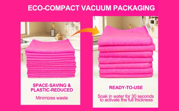 englotech microfiber cleaning cloth, 50 pack large size cleaning rags, cleaning towels free from streaks/lint/scratch for cars 37cm x 37cm