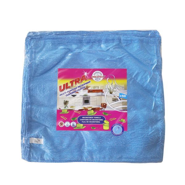 englotech microfiber cleaning cloth, 50 pack large size cleaning rags, cleaning towels free from streaks/lint/scratch for cars 37cm x 37cm