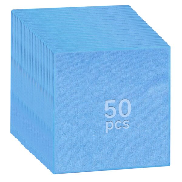 englotech microfiber cleaning cloth, 50 pack large size cleaning rags, cleaning towels free from streaks/lint/scratch for cars 37cm x 37cm