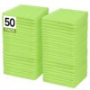 englotech microfiber cleaning cloth, 50 pack large size cleaning rags, cleaning towels free from streaks/lint/scratch for cars 37cm x 37cm