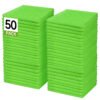 englotech microfiber cleaning cloth, 50 pack large size cleaning rags, cleaning towels free from streaks/lint/scratch for cars 37cm x 37cm