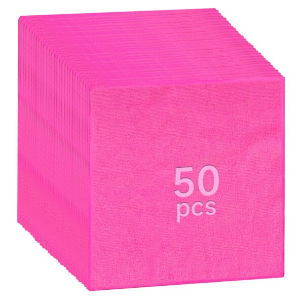 englotech microfiber cleaning cloth, 50 pack large size cleaning rags, cleaning towels free from streaks/lint/scratch for cars 37cm x 37cm