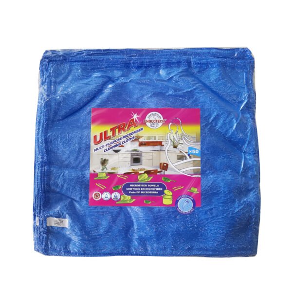 englotech microfiber cleaning cloth, 50 pack large size cleaning rags, cleaning towels free from streaks/lint/scratch for cars 37cm x 37cm