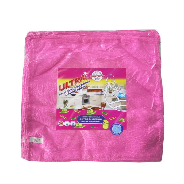 englotech microfiber cleaning cloth, 50 pack large size cleaning rags, cleaning towels free from streaks/lint/scratch for cars 37cm x 37cm