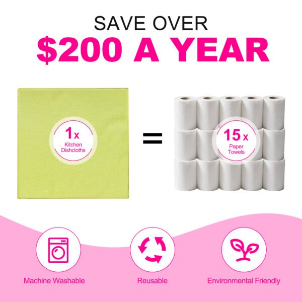 englotech microfiber cleaning cloth, 50 pack large size cleaning rags, cleaning towels free from streaks/lint/scratch for cars 37cm x 37cm